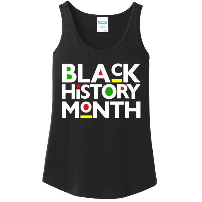 Black History Month Melanin Family Dad Mom Boy Girl Ladies Essential Tank