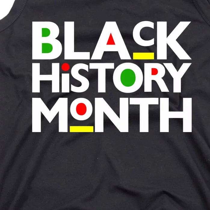 Black History Month Melanin Family Dad Mom Boy Girl Tank Top