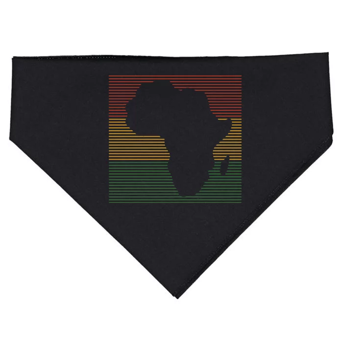 Black History Month Gift African Pride USA-Made Doggie Bandana