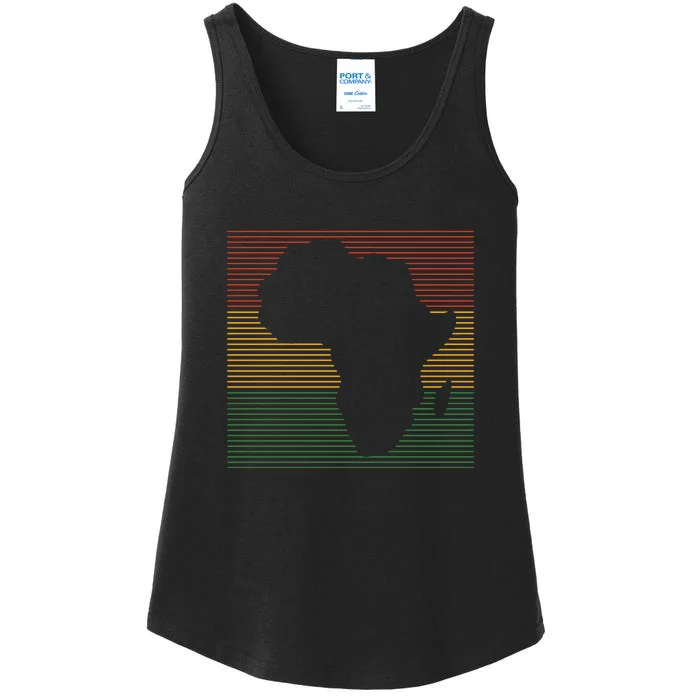 Black History Month Gift African Pride Ladies Essential Tank