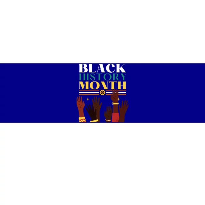 Black History Month Pride In African Heritage Equality Civil Gift Bumper Sticker