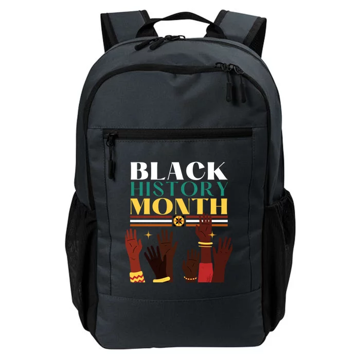 Black History Month Pride In African Heritage Equality Civil Gift Daily Commute Backpack