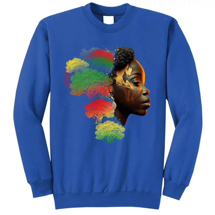 Black History Month African American Roots Juneteenth Gift Tall Sweatshirt