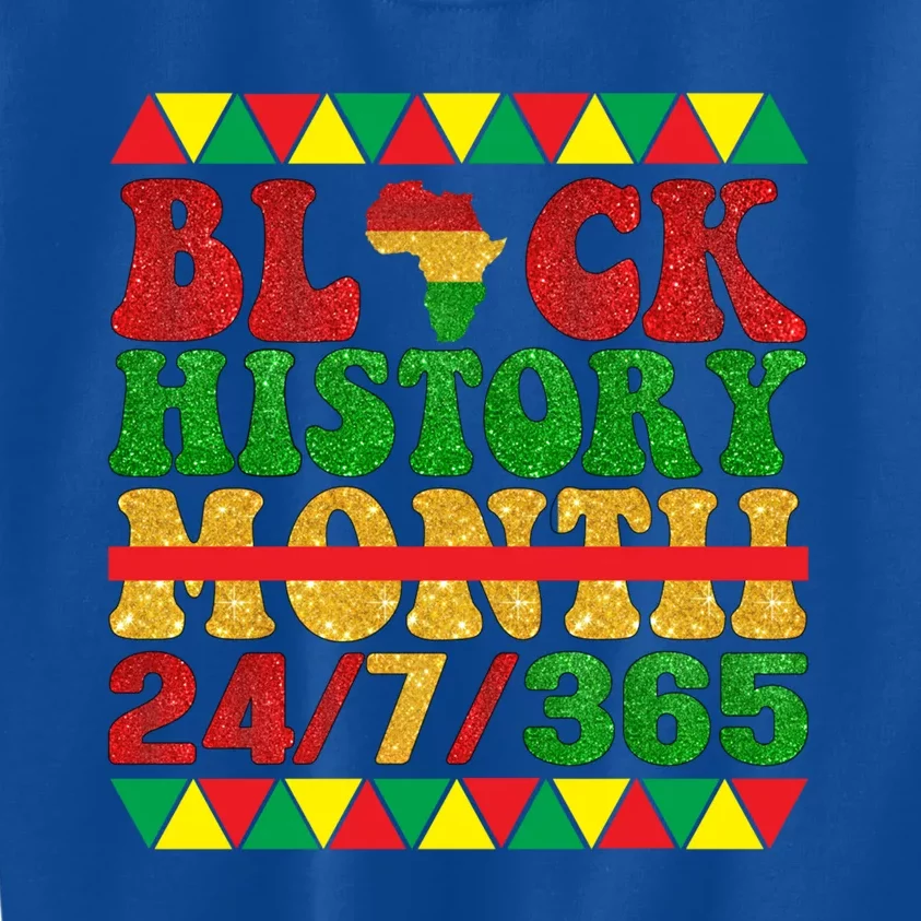 Black History Month African American Gift Kids Sweatshirt