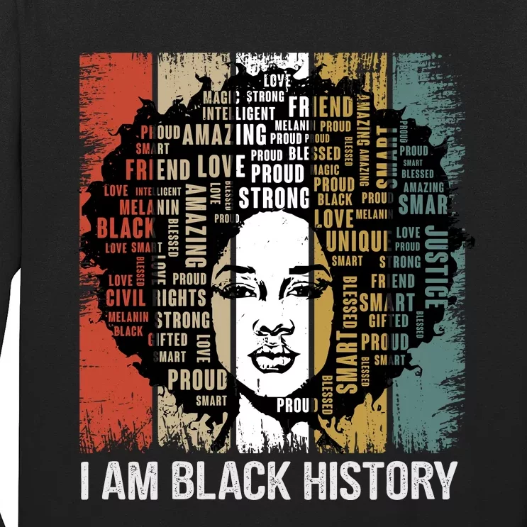 Black History Month. I Am Black History Long Sleeve Shirt