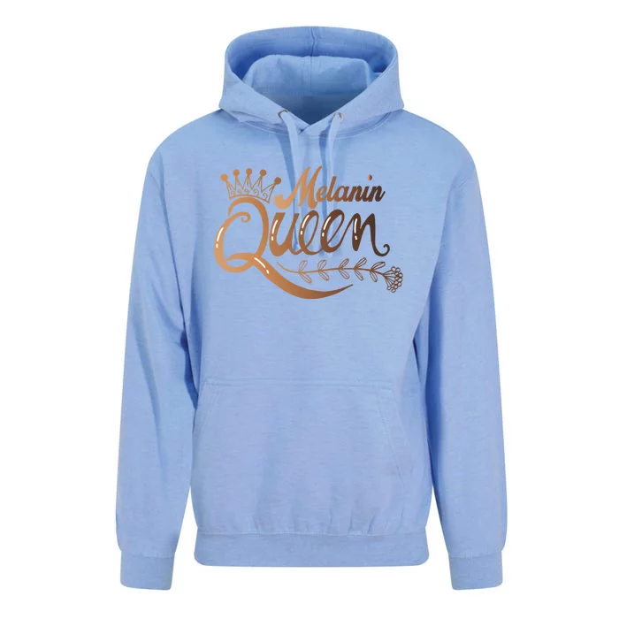 Black History Month Proud Black Melanin Queen Gift Unisex Surf Hoodie