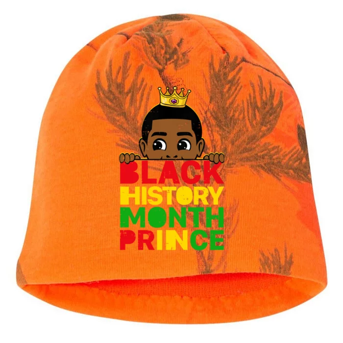 Black History Month Prince African Melanin Sons Gift Kati - Camo Knit Beanie