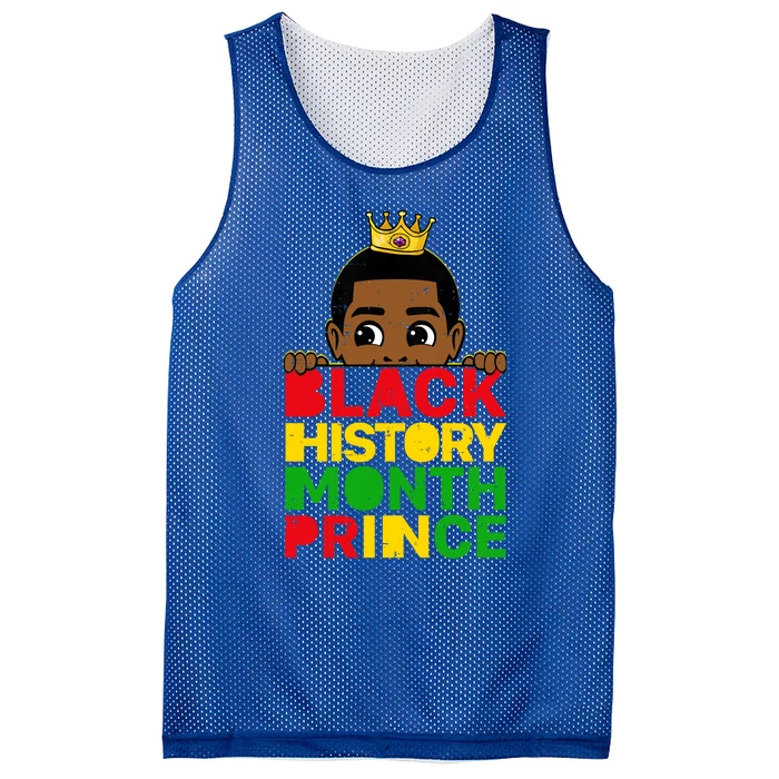 Black History Month Prince African Melanin Sons Gift Mesh Reversible Basketball Jersey Tank