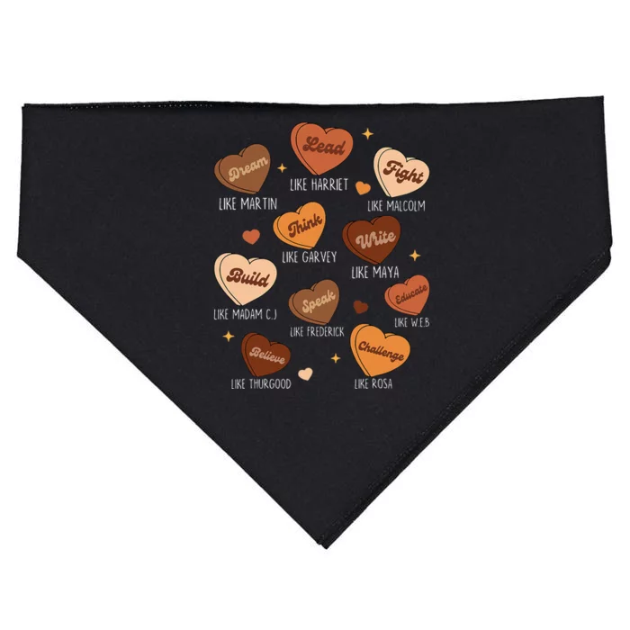 Black History Month Dream Like Martin African Leader USA-Made Doggie Bandana