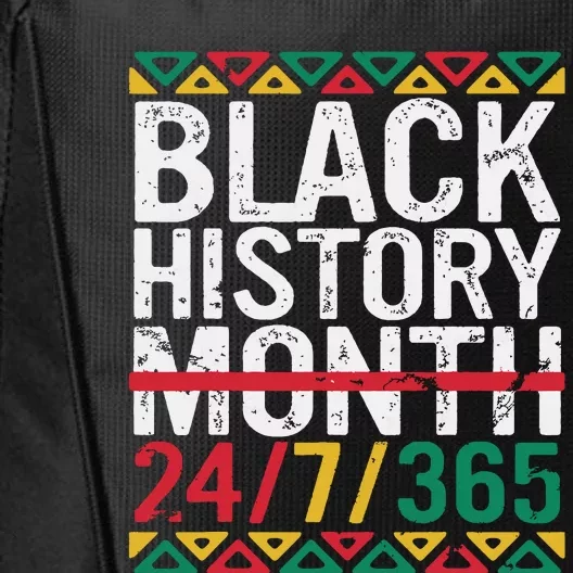 Black History Month 247365 Gift Pride African American City Backpack