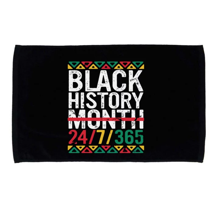 Black History Month 247365 Gift Pride African American Microfiber Hand Towel