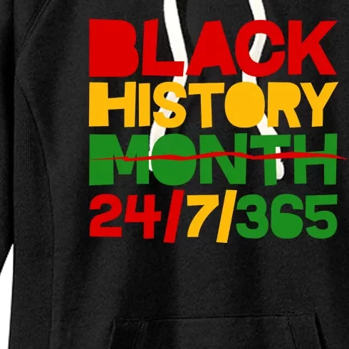 Black History Month 24 7 365 Women's Fleece Hoodie