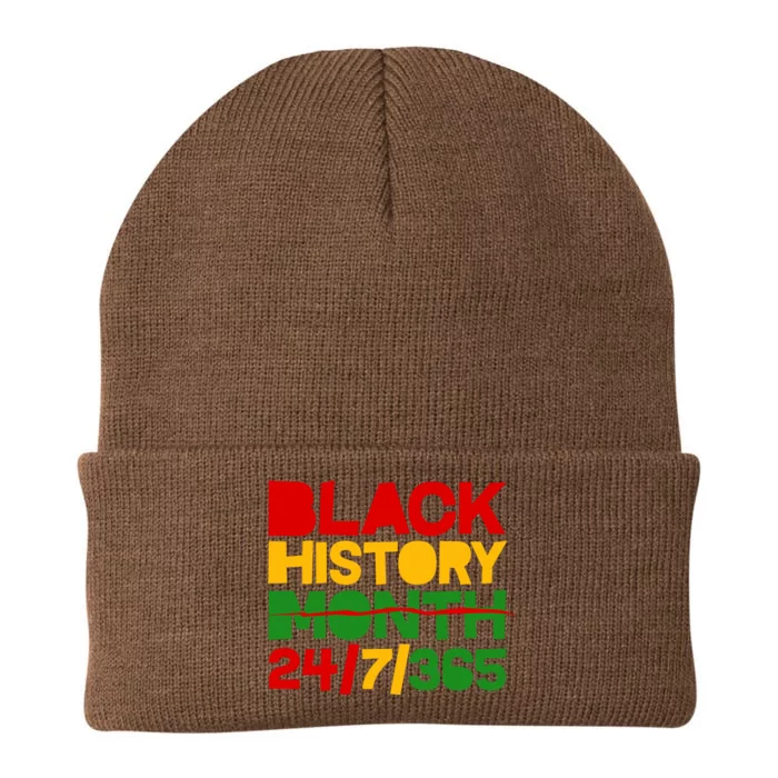 Black History Month 24 7 365 Knit Cap Winter Beanie