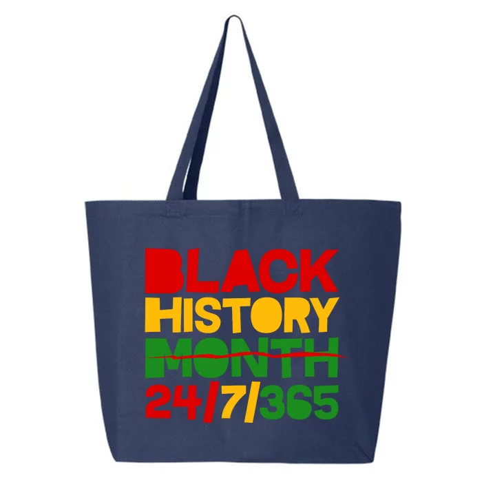 Black History Month 24 7 365 25L Jumbo Tote