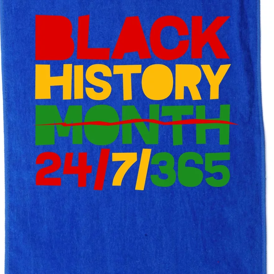 Black History Month 24 7 365 Platinum Collection Golf Towel