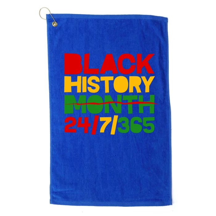 Black History Month 24 7 365 Platinum Collection Golf Towel