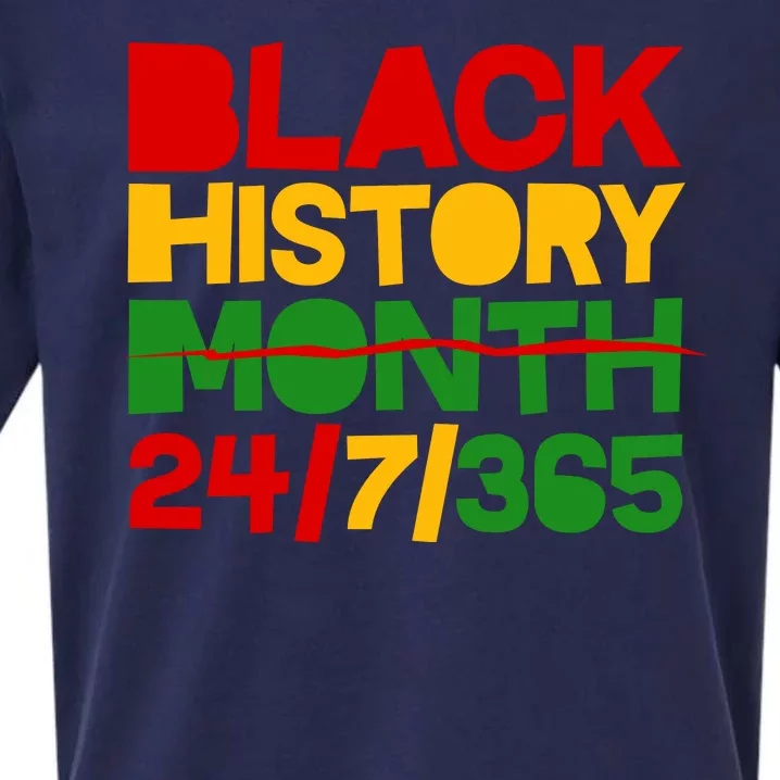 Black History Month 24 7 365 Sueded Cloud Jersey T-Shirt