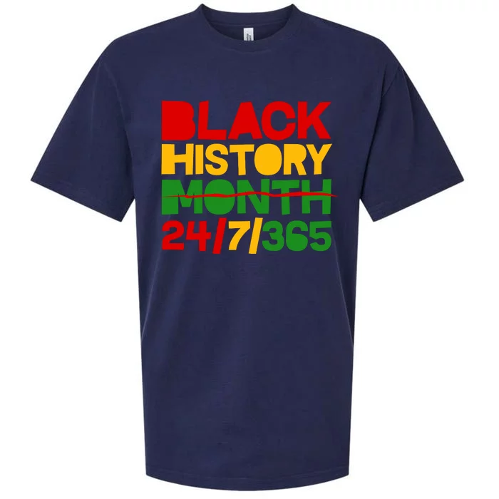 Black History Month 24 7 365 Sueded Cloud Jersey T-Shirt