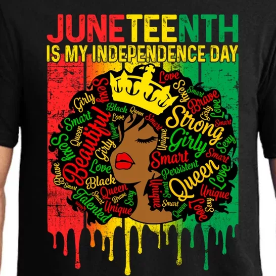 Black History Month Juneteenth Is My Independence Day Great Gift Pajama Set