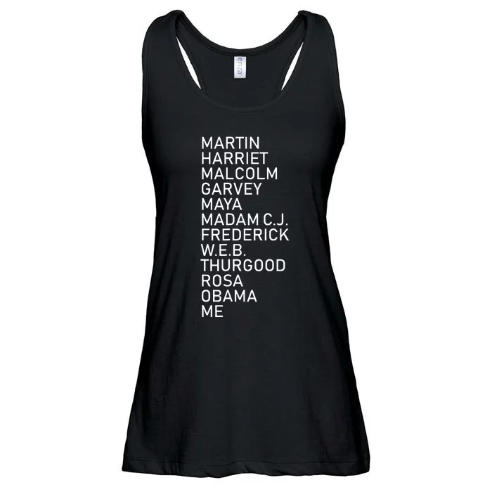 Black History Month Black Leaders Graphic Design Ladies Essential Flowy Tank