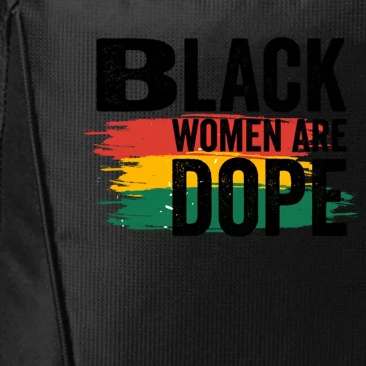 Black History Month Proud Black Black Are Dope Gift City Backpack