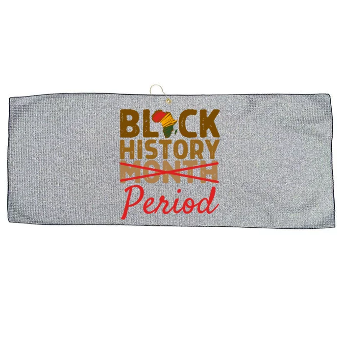 Black History Month Period Red African Pride Bhm Cool Gift Large Microfiber Waffle Golf Towel