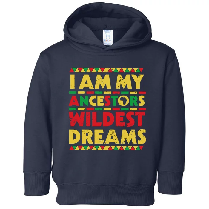 Black History Month Tee , Ancestors Wildest Dreams Toddler Hoodie