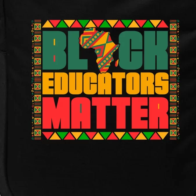 Black History Month African Black Educator Matter Juneteenth Gift Impact Tech Backpack