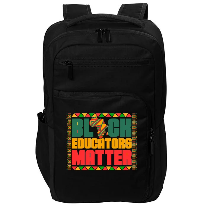 Black History Month African Black Educator Matter Juneteenth Gift Impact Tech Backpack