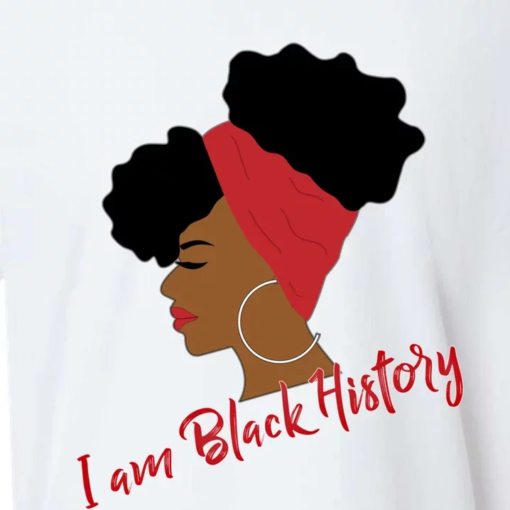 Black History Month Afro Puffs Gift For Black Gift Sueded Cloud Jersey T-Shirt