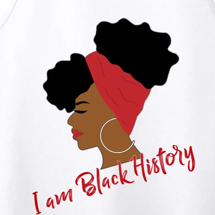 Black History Month Afro Puffs Gift For Black Gift Performance Tank