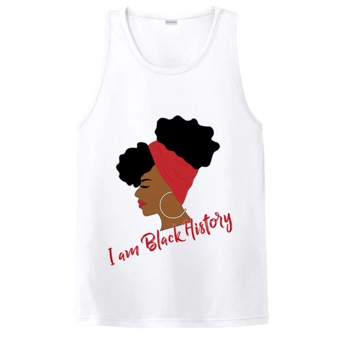 Black History Month Afro Puffs Gift For Black Gift Performance Tank