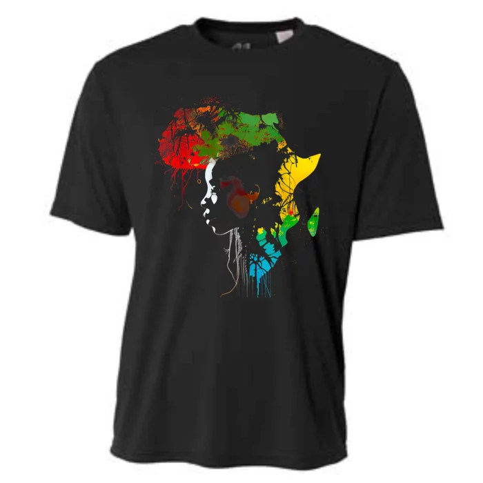 Black History Month African American Ancestors' Roots Cooling Performance Crew T-Shirt