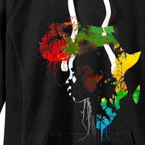 Black History Month African American Ancestors' Roots Women's Fleece Hoodie