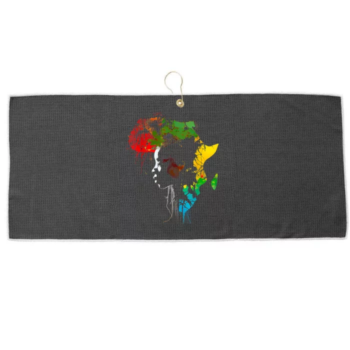 Black History Month African American Ancestors' Roots Large Microfiber Waffle Golf Towel