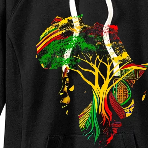 Black History Month African American Ancestors' Roots Women's Fleece Hoodie