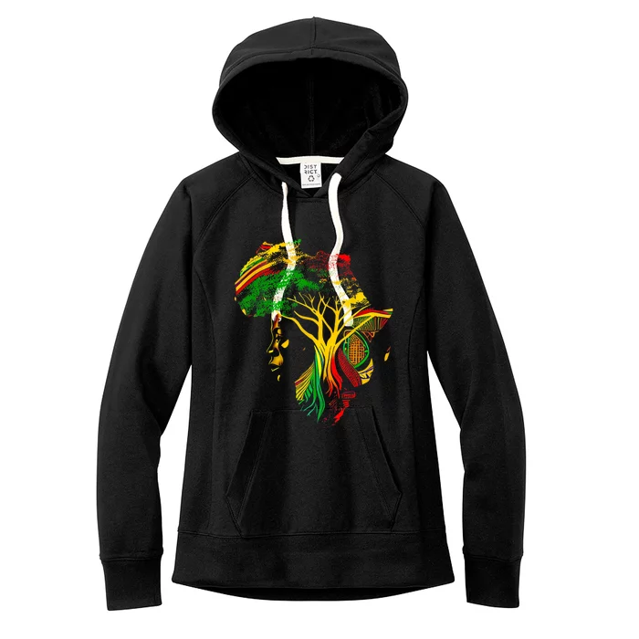 Black History Month African American Ancestors' Roots Women's Fleece Hoodie