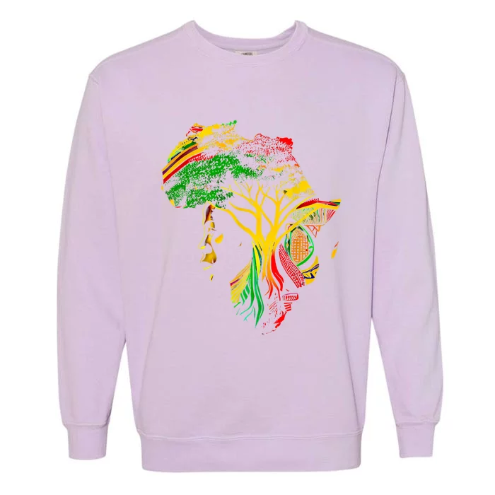 Black History Month African American Ancestors' Roots Garment-Dyed Sweatshirt