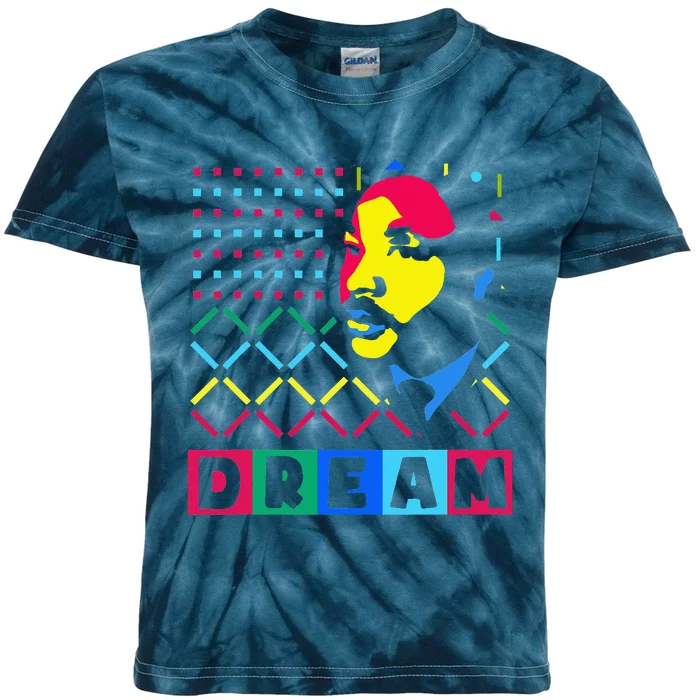 Black History Month I Have A Dream African American Kids Tie-Dye T-Shirt