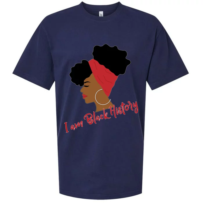 Black History Month Afro Puffs Meaningful Gift For Black Meaningful Gift Sueded Cloud Jersey T-Shirt