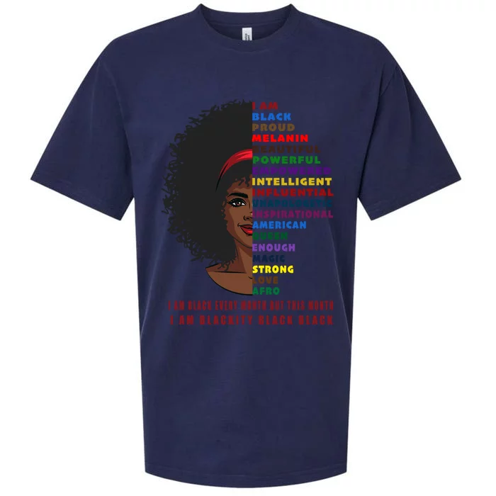 Black History Month Funny Gift Melanin Black Magic Cute Gift Sueded Cloud Jersey T-Shirt