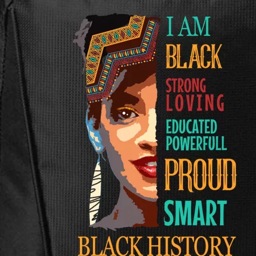 Black History Month Funny Gift City Backpack