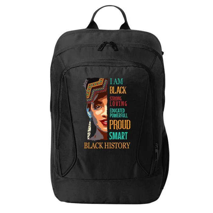 Black History Month Funny Gift City Backpack