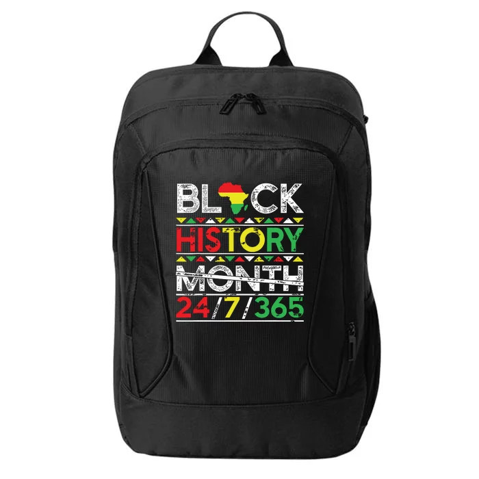 Black History Month 247365 African Melanin Black City Backpack