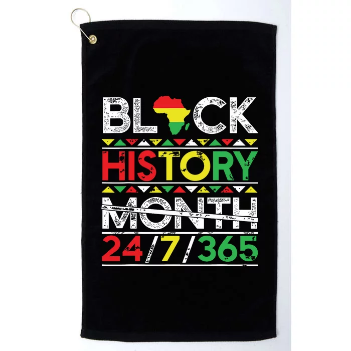 Black History Month 247365 African Melanin Black Platinum Collection Golf Towel