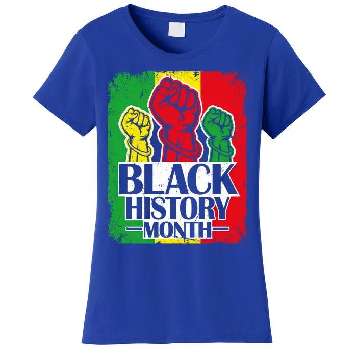 Black History Month Melanin Blm African Freedom Juneteenth Cute Gift Women's T-Shirt