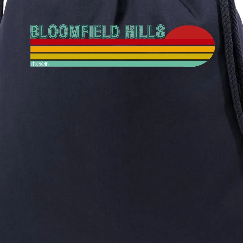 Bloomfield Hills Michigan Drawstring Bag