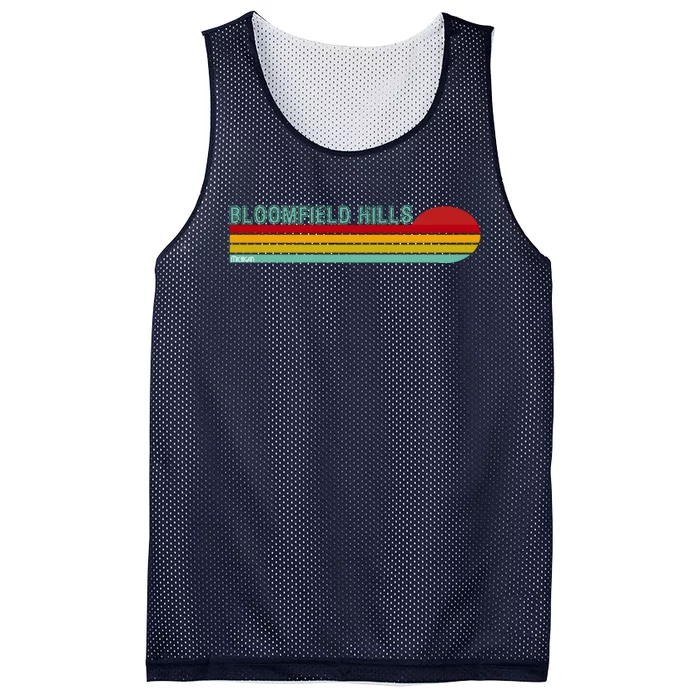 Bloomfield Hills Michigan Mesh Reversible Basketball Jersey Tank