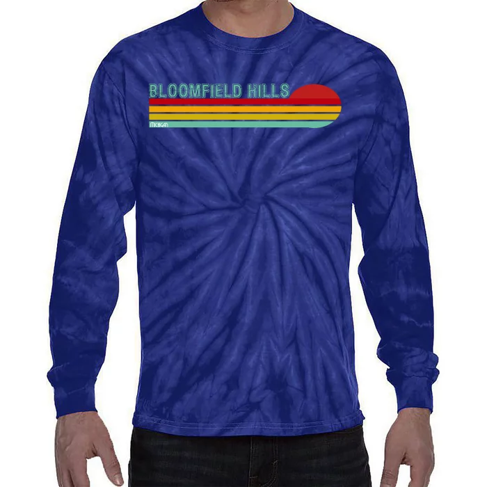 Bloomfield Hills Michigan Tie-Dye Long Sleeve Shirt