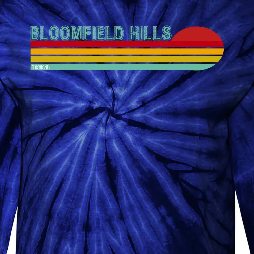 Bloomfield Hills Michigan Tie-Dye Long Sleeve Shirt